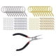 thumbnail image 3 of 221x Llaveros Divididos DIY Con Juego De Cadena Para Accesorios De Llavero Oro Plata, 3 of 5