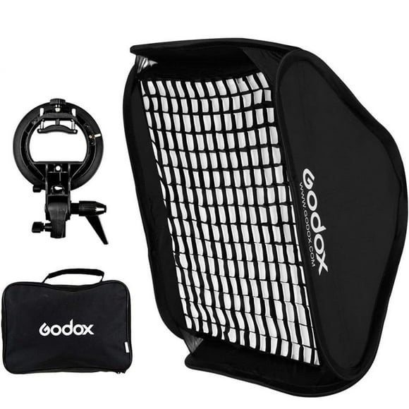 SOFTBOX GODOX 80x80 SFGV con GRID y adaptador Bowen S