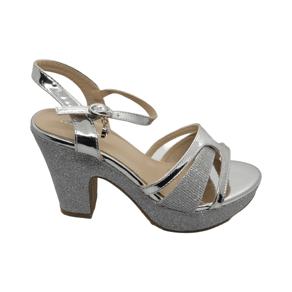 SANDALIAS DE FIESTA AGUXI SILVER 2076 - Talla 39