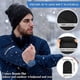 thumbnail image 2 of Gorros para hombre y mujer, paquete de 2, para otoño e invierno, unisex, cálidos, de punto, suaves, para esquí, CLT01, 2 of 6