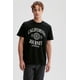 thumbnail image 1 of Polera Hombre Estampado Negro, 1 of 4