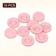 thumbnail image 3 of Uxcell 10pcs Botón de Costura 20mm 4 Agujeros Botones Redondos de Resina para Manualidades, Rosa, 3 of 6