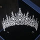 thumbnail image 2 of 3pcs Elegant Crystal Bridal Jewelry Set - Rhinestone Tiara Crown, Necklace, and Earrings - Perfect for Weddings and Special Occasions, 2 of 4