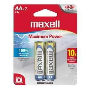 Maxell - Pila Alcalina Max Alcalina Aa X 2