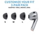 thumbnail image 4 of Puntas para Auriculares Comply TrueGrip para Samsung Galaxy Buds3 Pro Negro, 4 of 8