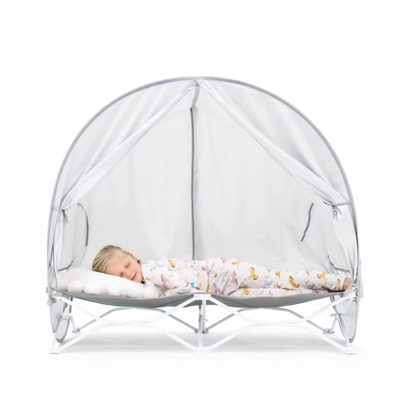 Cama portátil para niños pequeños Regalo My Cot Deluxe con toldo UV 50+