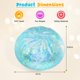 thumbnail image 2 of Squishy Tookyhiil Dumpling Bao Bun con brillo y azúcar azul, 2 of 6