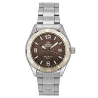 Reloj Orient Mako Iii Stainless Steel Brown Dial Solar Diver'S Ra-Wj0004Y 200M Men'S Watch