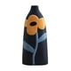 thumbnail image 3 of Florero Pintado De Cerámica Florero De Flores Secas único Para La Mesa De La Cena Del Estante De La Boda Azul Oscuro, 3 of 3