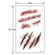 thumbnail image 2 of Stickers Tatuajes Temporales Para Halloween Zombie Cicatrices Heridas, 2 of 3
