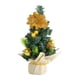 thumbnail image 1 of Mini árbol de Navidad Artificial Dorado, 1 of 3