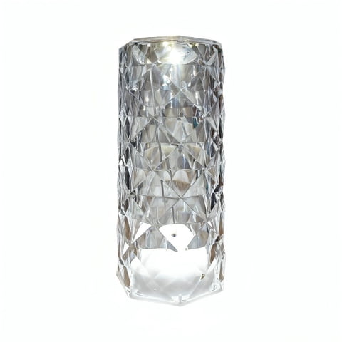 Genérico - Lámpara De Acrílico Rosa Diamante Táctil