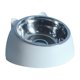 thumbnail image 4 of Cuenco Para Perros Y Gatos, Recipiente Para Mascotas Antideslizante Elevado Inclinado Elevado Para Perros Y Gatos, Color Blanco, 4 of 5