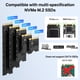 thumbnail image 3 of Duplicador NVMe M.2 FREEGENE con base USB-C de doble bahía, 3 of 6