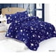 thumbnail image 1 of Cobertor de Invierno de Plush y Chiporro 2 Plazas Azul con Estrellas, 1 of 1