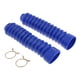 thumbnail image 2 of Caucho de la motocicleta Tenedor delantero polainas Cubiertas de polvo Botas 205x42x30mm Azul, 2 of 5