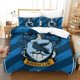 thumbnail image 2 of magic academy Duvet Cover badge Bedding Set 3D badge Soft Comforter Quilt Cover Microfiber 3 Piece Bedding Set Room Decor Double, 2 of 3