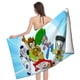 thumbnail image 4 of Transformers: BotBots Toalla de playa de secado rápido con diseño temático, regalo para mujeres y niñas, ideal para cumpleaños, fans, amantes de la música, uso en la playa o al aire libre, 78 × 160 cm, 4 of 6