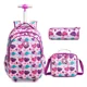 thumbnail image 1 of Children's Wheeled Backpack Kids Trolley Bag on Wheels School Trolley Backpack for Boys Rolling Backpack with School Wheels Girl, 1 of 3