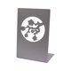 thumbnail image 4 of Sujetalibros De Metal Organizador Decorativo Tapones De Libros Para Estantes Oficina Dormitorio Estilo A, 4 of 5