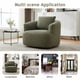 thumbnail image 5 of Silla giratoria de 360°, sofá de silla de acento de 38,2", silla de sofá giratoria tapiceada con almohada para salón, dormitorio, oficina y hotel, 5 of 6