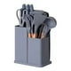 thumbnail image 1 of Set 19 Utensilios Cocina Antiadherente Silicona Mango Madera, 1 of 3