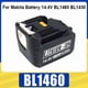 thumbnail image 2 of Para Batería Ma*kita 4Ah 14.4V Recargable Pila de Ion de Litio 14.4V Herramientas Eléctricas BL1460 BL1430 Baterías para Herramientas Eléctricas, 2 of 7