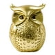 thumbnail image 5 of Estatua De Búho Para Decoración Del Hogar, Escultura De Animales De Resina Para Sala De Estar, Entrada, Oficina, Oro, 5 of 5