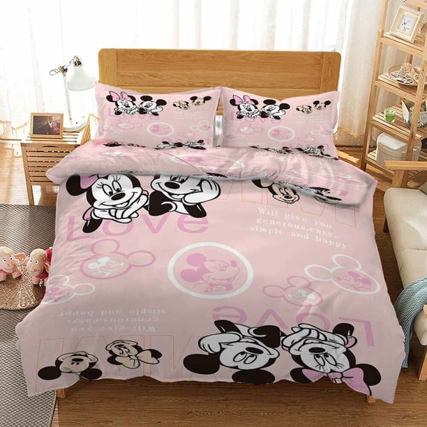 Light Colored Mice Duvet Quilt Covers Pillow Case Bedding Sets3-Piece Bedding Set (1 Duvet Cover + 2 Pillow Shams)