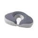 thumbnail image 2 of Almohada De Apoyo Para Boca Abajo, Almohada De Masaje Para El Hogar, Para Dormir En Avión, Gris, 2 of 5