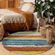 thumbnail image 2 of Alfombra Redonda Florida Verde 160 x 160 cm, 2 of 3