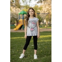 Conjunto Niña Hello Kitty Gris 4
