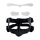 thumbnail image 4 of Máscara de baloncesto, protector facial para nariz rota, con acolchado, máscara facial, protector de nariz, máscara para entrenamiento de fútbol, boxe Pegatina transparente negra., 4 of 5