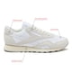 thumbnail image 2 of Zapatillas Reebok Classic Nylon para Hombre Blanco/Barely Grey Talla 14, 2 of 6