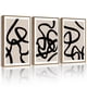 thumbnail image 1 of Arte de pared PHOPAGO con líneas negras abstractas enmarcado 28x36 cm, 1 of 9
