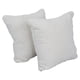 thumbnail image 1 of Almohadas Blazing Agujas, piel sintética, 43 cm, arroz gratán, 2 unidades, 1 of 3