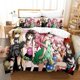 thumbnail image 1 of To Love Ru Bedding Set Bed Set Adult Kid Bedroom Duvetcover Setsparure de lit Bed, 1 of 5