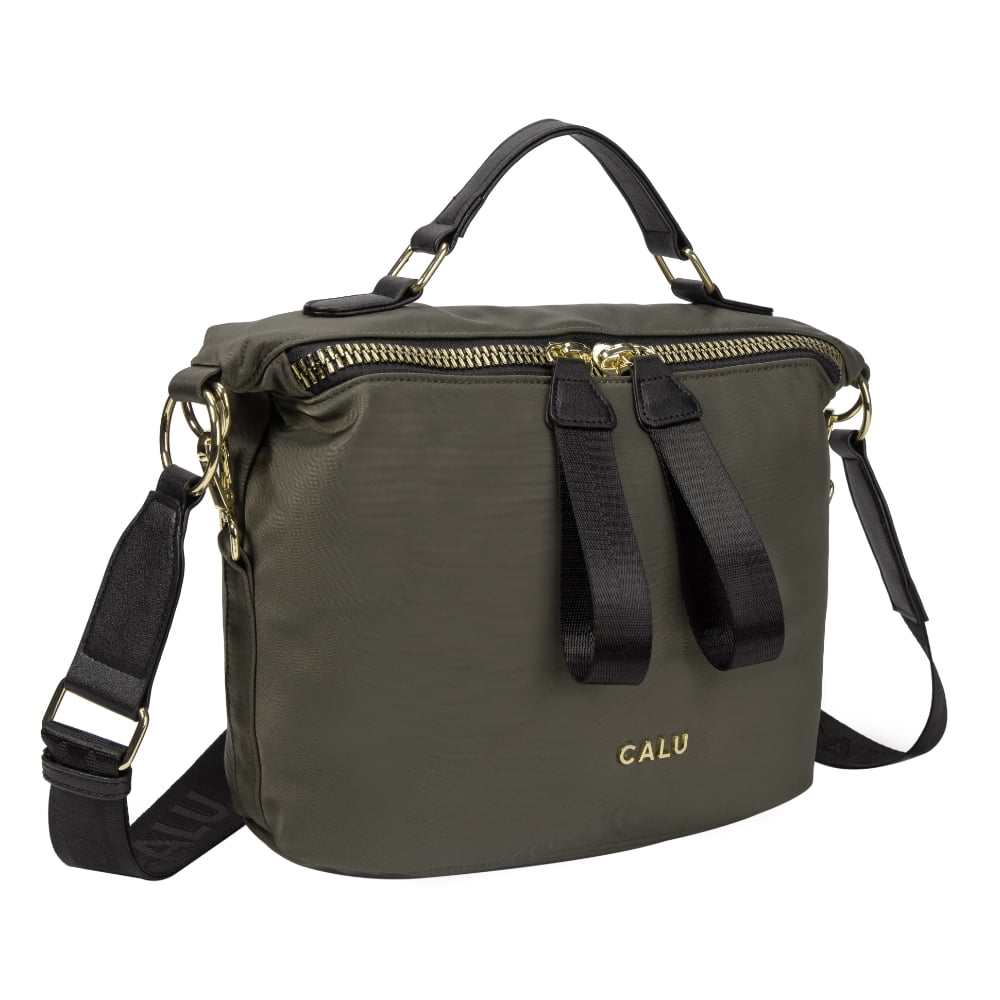 Calu Bags - Cartera Simona Microfibra Verde Oscuro Calu