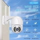 thumbnail image 3 of Cámara Seguridad Smart IP Wifi Interior/Exterior App iCSee FHD 3MP Blanco, 3 of 8