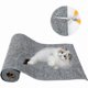 thumbnail image 1 of Xiao Hua Almohadilla para Rascar de Gato, Tablero Protector Multifuncional Recortable Autoadhesivo para Rascar de Gato, Adecuado para Escalones, Sofá y Muebles, Gris Claro 118.1 X 15.75in, 1 Pieza, 1 of 4