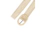 thumbnail image 2 of INSPIRE CHIC Cinturones de Cintura Delgados para Mujeres, Cinturones Bohemios Trenzados y Tejidos para Vestidos con Hebilla de Metal 22.83-33.07" Beige, 2 of 4