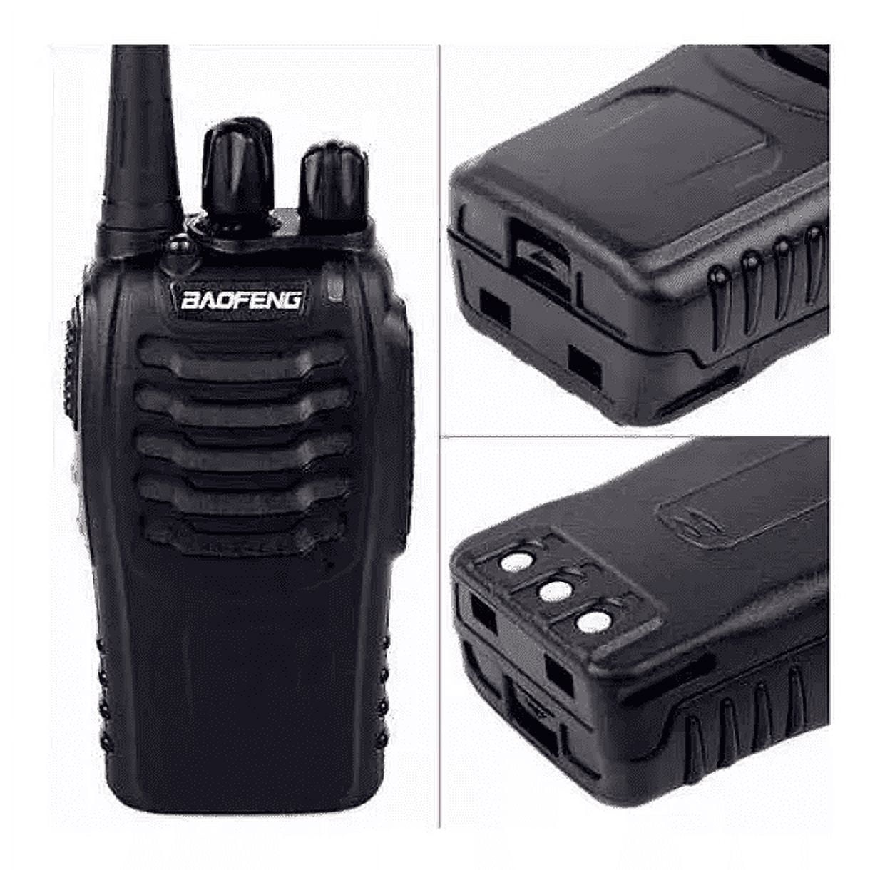 Leonimport - Pack 2 Radios Transmisor Walkie Talkie Baofeng 888s Color Negro