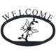thumbnail image 1 of Cartel de bienvenida Village Wrought Iron 28 cm mariposa, 1 of 1