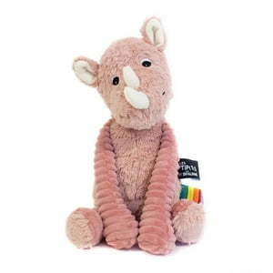 Les Ptipotos - Peluche Rinoceronte Grobisou - Rosa