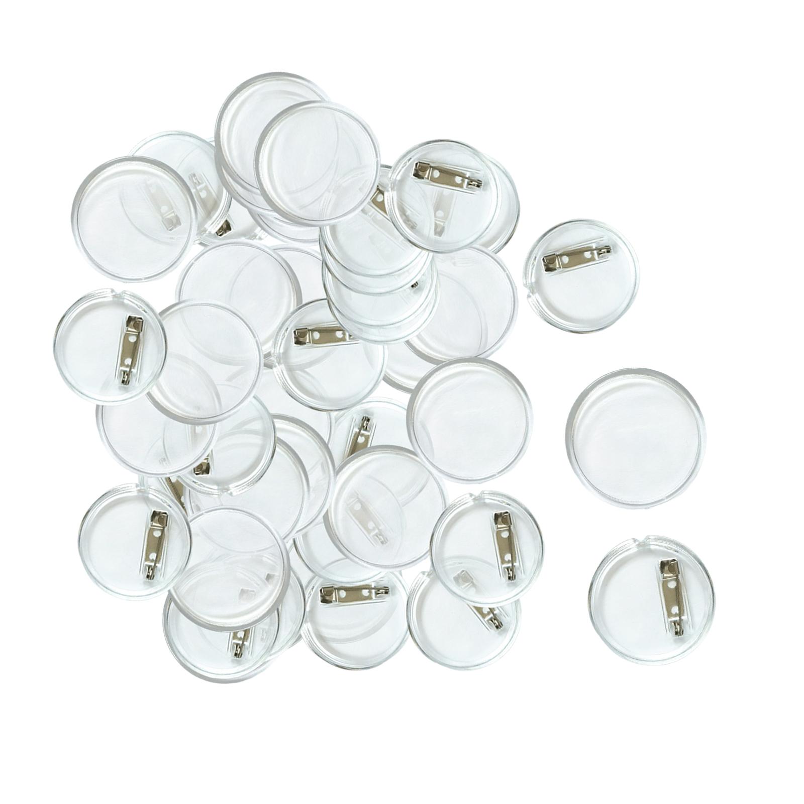 Bothyi - 100 Piezas De Acrílico Diseño Botón Pin Insignia Niños Duraderos Para Manualidades 37Mm
