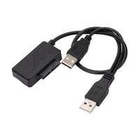 Bothyi - Cable Usb 2.0 A Sata 7+6 De 13 Pines Para Portátil Cd-Rom Dvd-Rom Con Fuente De Alimentación
