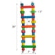 thumbnail image 2 of Escalera de madera Bird Toy A&E CAGE COMPANY Happy Beaks, varios colores, 2 of 2
