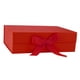 thumbnail image 4 of Caja De Regalo Con Cinta Fácil De Montar Reutilizable Para Cajas De Cupcakes De Recuerdo Rojo, 4 of 5