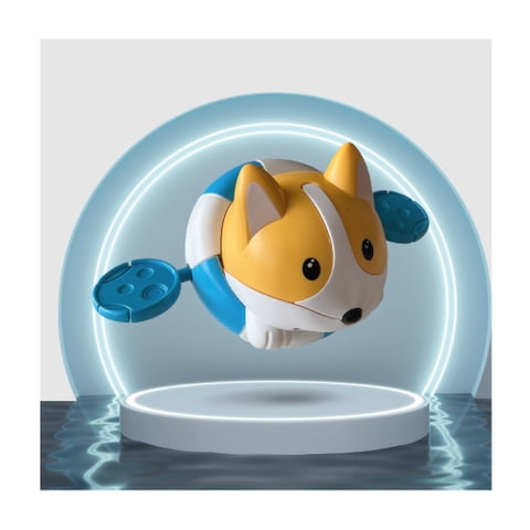 Kokoa World - Juguete Para Baño Infantil Perrito Flotador Azul