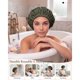thumbnail image 3 of Gorro de ducha impermeable Edoneery satinado 13 in (33 cm), 3 of 3